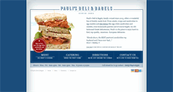 Desktop Screenshot of paulisdeliandbagels.com